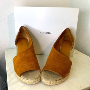 Vince Brown Espadrilles, Size 8